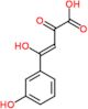 (3Z)-4-hydroxy-4-(3-hydroxyphenyl)-2-oxobut-3-enoic acid