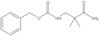 Phenylmethyl N-(3-amino-2,2-dimethyl-3-oxopropyl)carbamate