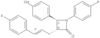 (3R,4S)-1-(4-Fluorophenyl)-3-[(2E)-3-(4-fluorophenyl)-2-propen-1-yl]-4-(4-hydroxyphenyl)-2-azetidinone