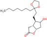 (3aR,4R,6aS)-4-[2-(2-heptyl-1,3-dioxolan-2-yl)ethyl]-5-hydroxy-3,3a,4,5,6,6a-hexahydrocyclopenta[b…