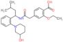 2-Ethoxy-4-[2-[[1-[2-(3-hydroxy-1-piperidinyl)phenyl]-3-methylbutyl]amino]-2-oxoethyl]benzoic acid