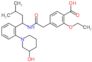 2-ethoxy-4-[2-[[1-[2-(3-hydroxy-1-piperidyl)phenyl]-3-methyl-butyl]amino]-2-oxo-ethyl]benzoic acid