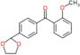 Methanone, [4-(1,3-dioxolan-2-yl)phenyl](2-methoxyphenyl)-