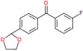 Methanone, [4-(1,3-dioxolan-2-yl)phenyl](3-fluorophenyl)-