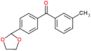 Methanone, [4-(1,3-dioxolan-2-yl)phenyl](3-methylphenyl)-