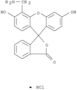 Spiro[isobenzofuran-1(3H),9'-[9H]xanthen]-3-one,4'-(aminomethyl)-3',6'-dihydroxy-, hydrochloride...