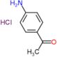 1-(4-aminophenyl)ethanone hydrochloride