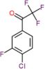 1-(4-chloro-3-fluorophenyl)-2,2,2-trifluoroethanone