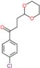 1-(4-chlorophenyl)-3-(1,3-dioxan-2-yl)propan-1-one