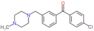 (4-chlorophenyl)-[3-[(4-methylpiperazin-1-yl)methyl]phenyl]methanone