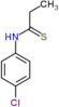 N-(4-chlorophenyl)propanethioamide