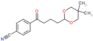 4-[4-(5,5-dimethyl-1,3-dioxan-2-yl)butanoyl]benzonitrile