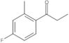 1-Propanone, 1-(4-fluoro-2-methylphenyl)-