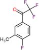 2,2,2-trifluoro-1-(4-fluoro-3-methylphenyl)ethanone