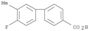 [1,1'-Biphenyl]-4-carboxylicacid, 4'-fluoro-3'-methyl-