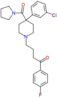 4-[4-(3-chlorophenyl)-4-(pyrrolidin-1-ylcarbonyl)piperidin-1-yl]-1-(4-fluorophenyl)butan-1-one