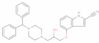 4-[3-[4-(Diphenylmethyl)-1-piperazinyl]-2-hydroxypropoxy]-1H-indole-2-carbonitrile