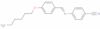 4-[[[4-(Hexyloxy)phenyl]methylene]amino]benzonitrile