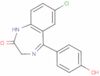 2H-1,4-Benzodiazepin-2-one, 7-chloro-1,3-dihydro-5-(4-hydroxyphenyl)-