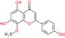 5,7-dihydroxy-2-(4-hydroxyphenyl)-8-methoxy-4H-chromen-4-one