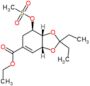ethyl (3aR,7R,7aR)-2,2-diethyl-7-[(methylsulfonyl)oxy]-3a,6,7,7a-tetrahydro-1,3-benzodioxole-5-carboxylate