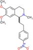 6,7-dimethoxy-2-methyl-1-[2-(4-nitrophenyl)ethyl]-1,2,3,4-tetrahydroisoquinoline