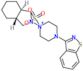 4-(1,2-Benzothiazol-3-yl)-1-[(3aR,7aR)-octahydro-2H-isoindol-2-yl]piperazin-1-ium-1-sulfonate