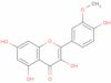 3,5,7-trihydroxy-2-(3-hydroxy-4-methoxyphenyl)-4-benzopyrone