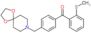 [4-(1,4-dioxa-8-azaspiro[4.5]decan-8-ylmethyl)phenyl]-(2-methylsulfanylphenyl)methanone