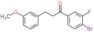 1-(4-bromo-3-fluoro-phenyl)-3-(3-methoxyphenyl)propan-1-one