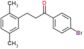 1-(4-bromophenyl)-3-(2,5-dimethylphenyl)propan-1-one