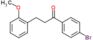 1-(4-bromophenyl)-3-(2-methoxyphenyl)propan-1-one