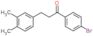 1-Propanone, 1-(4-bromophenyl)-3-(3,4-dimethylphenyl)-