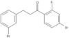 1-Propanone, 1-(4-bromo-2-fluorophenyl)-3-(3-bromophenyl)-