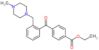 ethyl 4-[2-[(4-methylpiperazin-1-yl)methyl]benzoyl]benzoate