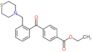 ethyl 4-[2-(thiomorpholinomethyl)benzoyl]benzoate