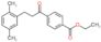 Ethyl 4-[3-(2,5-dimethylphenyl)-1-oxopropyl]benzoate