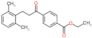 Ethyl 4-[3-(2,6-dimethylphenyl)-1-oxopropyl]benzoate