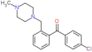 (4-chlorophenyl)-[2-[(4-methylpiperazin-1-yl)methyl]phenyl]methanone