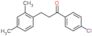 1-(4-chlorophenyl)-3-(2,4-dimethylphenyl)propan-1-one