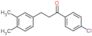 1-Propanone, 1-(4-chlorophenyl)-3-(3,4-dimethylphenyl)-