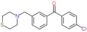 (4-chlorophenyl)-[3-(thiomorpholinomethyl)phenyl]methanone