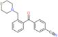 4-[2-(4-Thiomorpholinylmethyl)benzoyl]benzonitrile