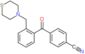 4-[2-(thiomorpholinomethyl)benzoyl]benzonitrile