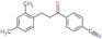 4-[3-(2,4-dimethylphenyl)propanoyl]benzonitrile