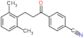 4-[3-(2,6-dimethylphenyl)propanoyl]benzonitrile