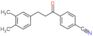 4-[3-(3,4-Dimethylphenyl)-1-oxopropyl]benzonitrile