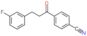 4-[3-(3-Fluorophenyl)-1-oxopropyl]benzonitrile