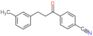 4-[3-(m-tolyl)propanoyl]benzonitrile