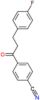 4-[3-(4-fluorophenyl)propanoyl]benzonitrile